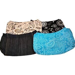 Thirty-One 31 Brand Lot of 4 Skirt Covers forPurse with 3 or 4 Hooks Paisley‎